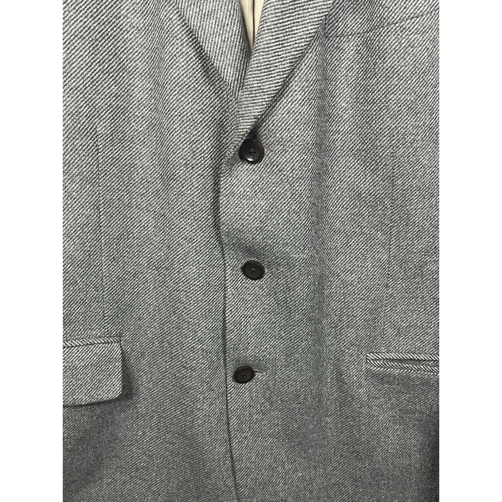 Men's Nautica Gray Blazer Wool & Cashmere 3 Button‎ Sport Coat 42R - Picture 3 of 16